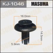 Клипса крепежная MASUMA KJ-1046