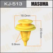 Клипса крепежная MASUMA KJ-513