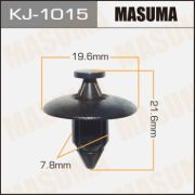 Клипса крепежная MASUMA KJ-1015
