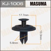 Клипса крепежная MASUMA KJ-1006