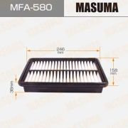 Воздушный фильтр MASUMA MFA580/ A-457V
