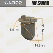 Клипса автомобильная MASUMA KJ-322
