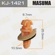 Клипса крепежная MASUMA KJ1421