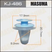 Клипса автомобильная (автокрепеж) MASUMA .KJ-486
