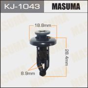 Клипса автомобильная MASUMA KJ-1043