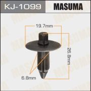 Клипса крепежная MASUMA KJ-1099