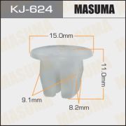 Клипса крепежная MASUMA KJ-624