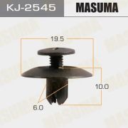 Клипса автомобильная MASUMA KJ-2545