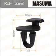 Клипса крепежная MASUMA KJ-1398