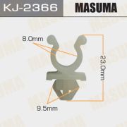 Клипса крепежная MASUMA KJ-2366