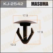 Клипса автомобильная (автокрепеж) MASUMA KJ-2542
