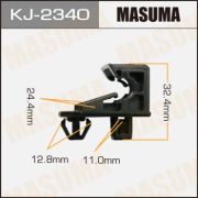 Клипса крепежная MASUMA KJ-2340