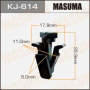 Клипса крепежная MASUMA KJ-614