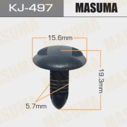 Клипса крепежная MASUMA KJ-497