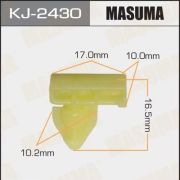 Клипса крепежная MASUMA  KJ-2430  пара к ней KJ-2429