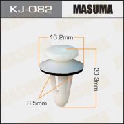 Клипса крепежная MASUMA KJ-082