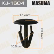 Клипса крепежная MASUMA KJ-1604