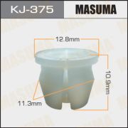 Клипса автомобильная (автокрепеж) MASUMA KJ-375