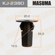 Клипса крепежная MASUMA KJ-2380