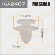 Клипса автомобильная (автокрепеж) MASUMA KJ-2467