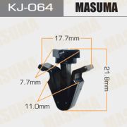Клипса крепежная MASUMA KJ-064