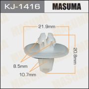 Клипса крепежная MASUMA KJ-1416
