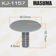 Клипса крепежная MASUMA KJ-1157