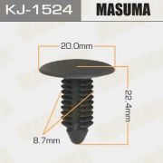 Клипса крепежная MASUMA KJ-1524