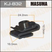 Клипса крепежная MASUMA KJ-832