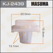 Клипса крепежная MASUMA KJ-2439