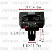 Зажим пластиковый PATRON P37-0307/52197-52010
