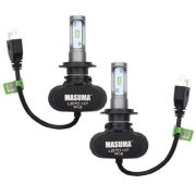 Лампы светодиодные Masuma LED H7 6000K 4000Lm PX26d, Комплект 2шт