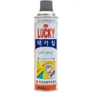 Краска-аэрозоль LUCKY серая, 530 мл