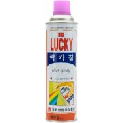 Краска-аэрозоль LUCKY малиновая, 530 мл