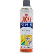 Краска-аэрозоль LUCKY серая темная, 530 мл