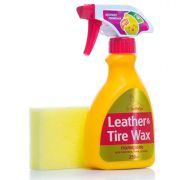 Полироль кож.рез.пласт KOLIBRIYA Leather & Tire Wax, c губкой, 250мл