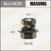 Болт с гайкой MASUMA BJ-005 5x8x0.8, набор 12шт