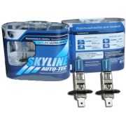 Лампа галогеновая « SKYLINE» H1 12V55W (ULTRA-WHITE 3800K) комп. 2шт