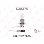 Лампа LYNXauto  L20370 H3 24V 70W Pk22s