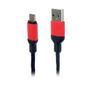 Кабель LuazON, micro USB - USB, 1 А, 1 м, черный