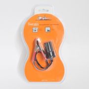 Переходник гнездо прикуривателя-крокодилы 12V/24V