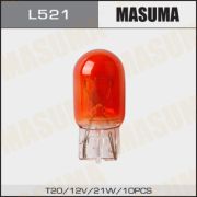 Лампа б/ц MASUMA 12v 21W T20, Orange 1-конт