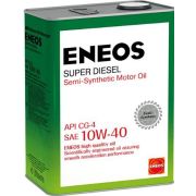 Масло моторное ENEOS Diesel SUPER 10W40 CG-4 полусинтетика 4л
