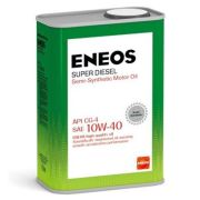 Масло моторное ENEOS Diesel SUPER 10W40 CG-4 полусинтетика 1л