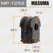 Втулка стабилизатора MASUMA MP1252/NSB-J11EF/BL22109  [уп.2 шт.]