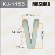 Клипса крепежная MASUMA KJ-1155