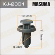 Клипса крепежная MASUMA KJ-2301