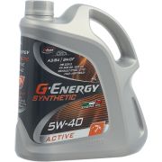 Масло моторное синт., G-Energy Synthetic Active 5W-40 канистра 4л