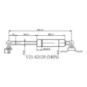 Амортизатор багажника JETT V2162129	 Odyssey RA6  LH