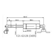 Амортизатор багажника JETT V2162128  Odyssey RA6  RH
